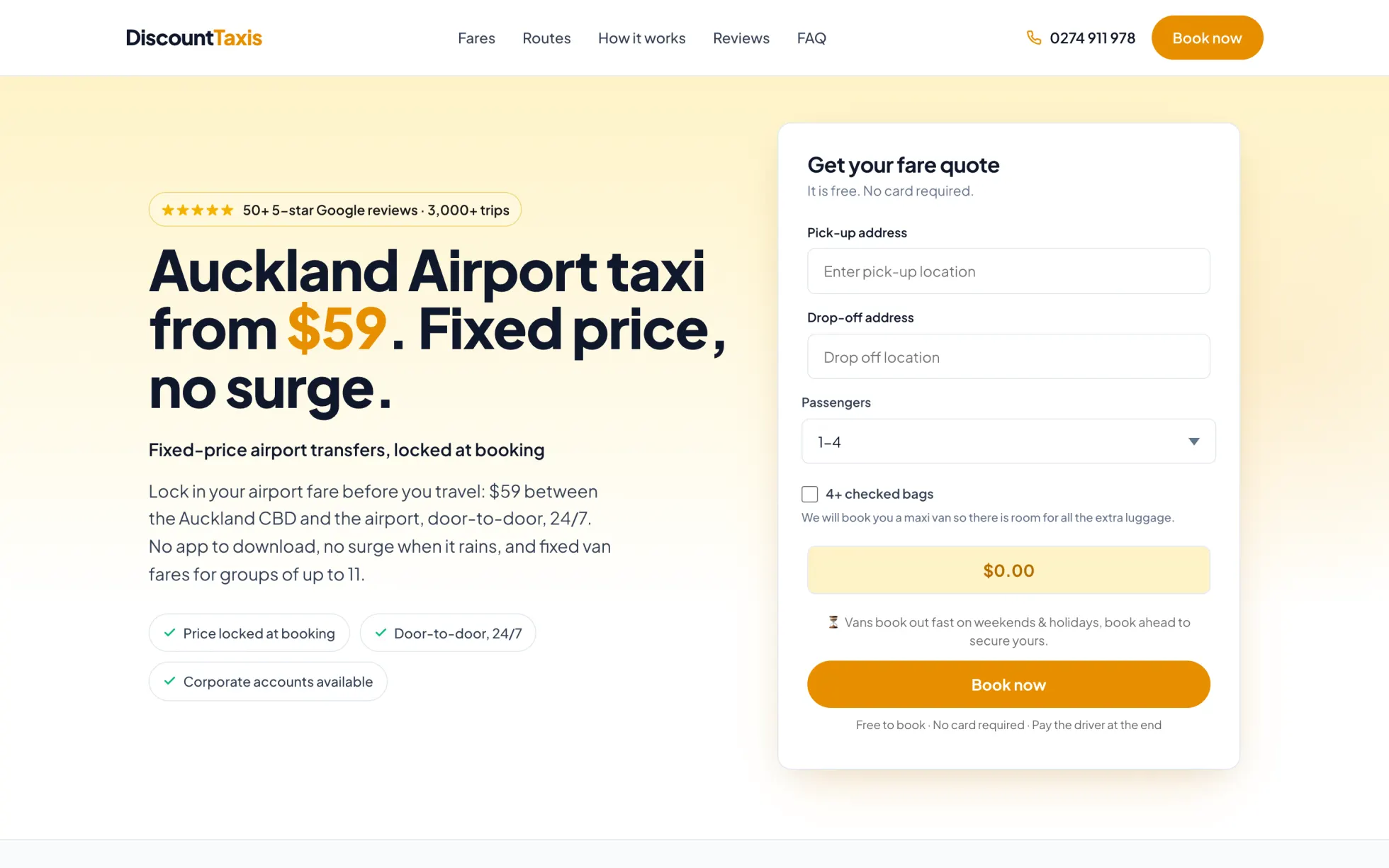 Discount Taxis: top three on airport taxi searches