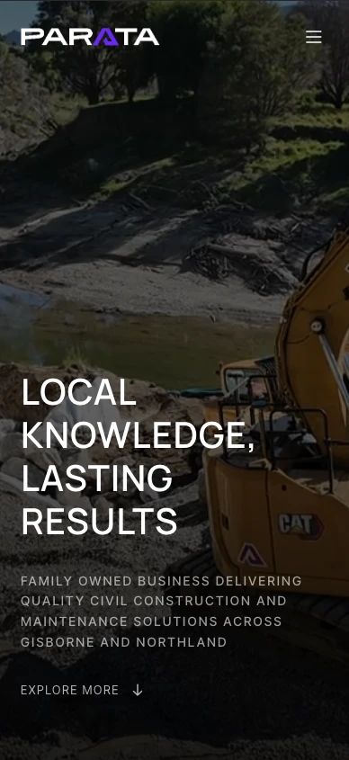 Parata mobile website
