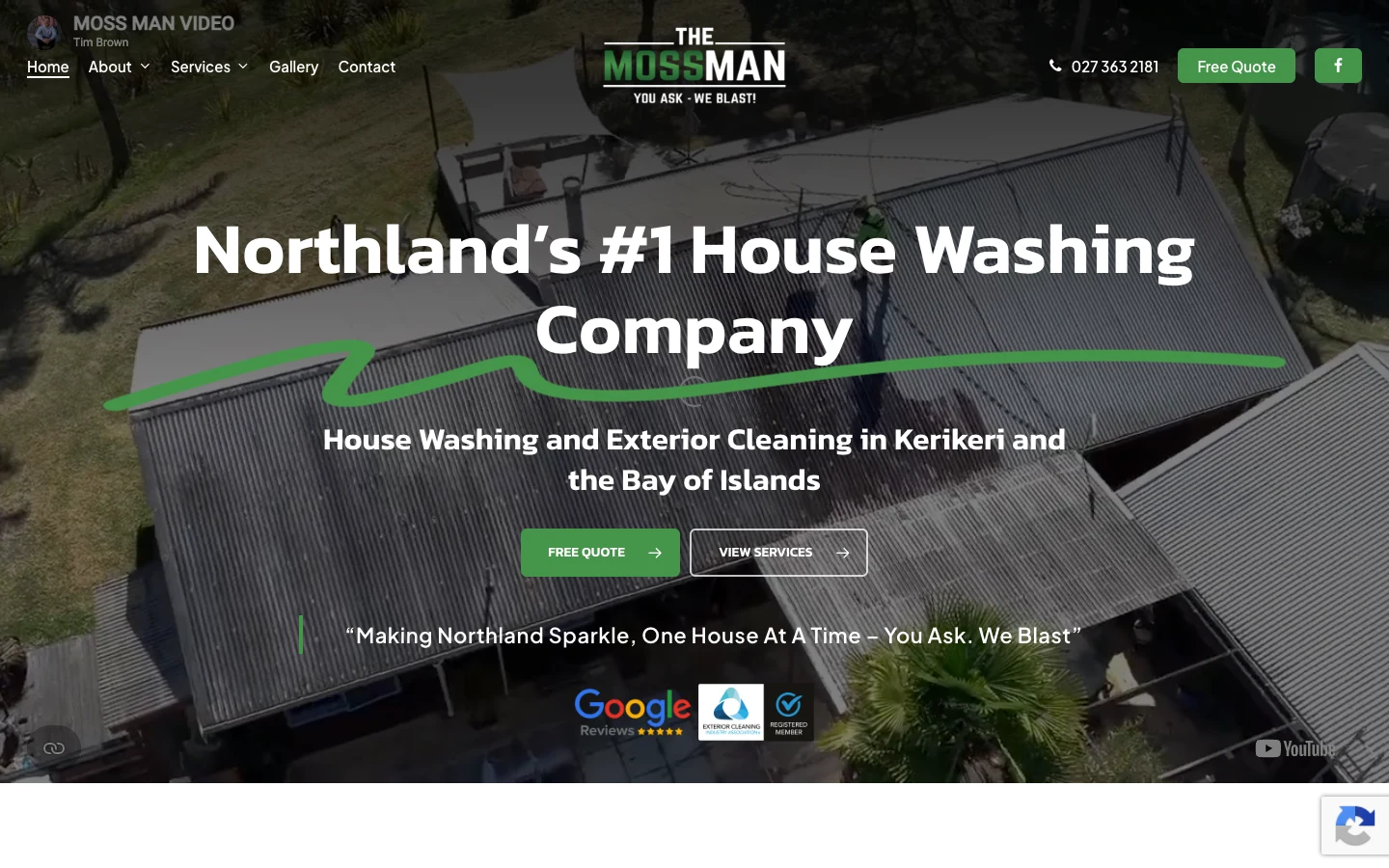 The Moss Man: a mossy roof into a quote request case study
