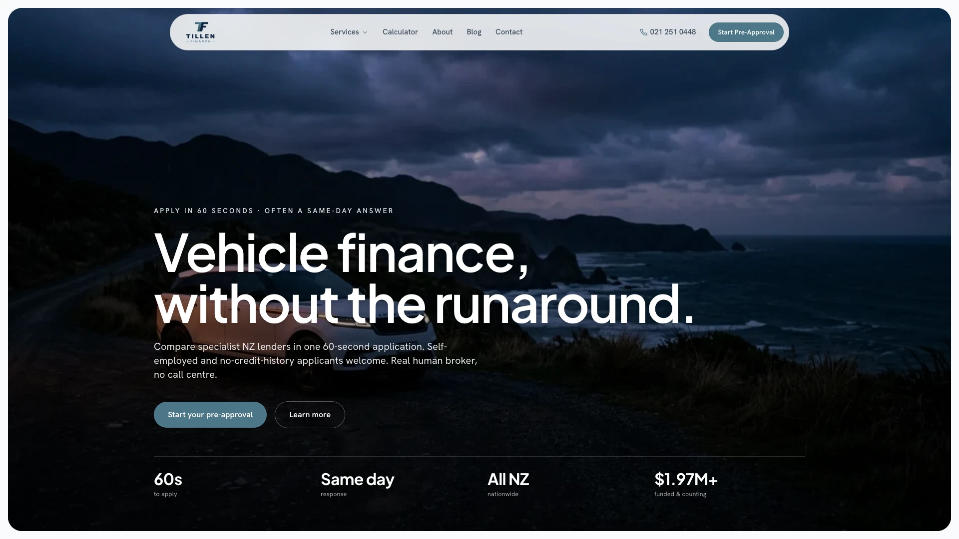 Tillen Finance: instant estimates straight into the CRM case study
