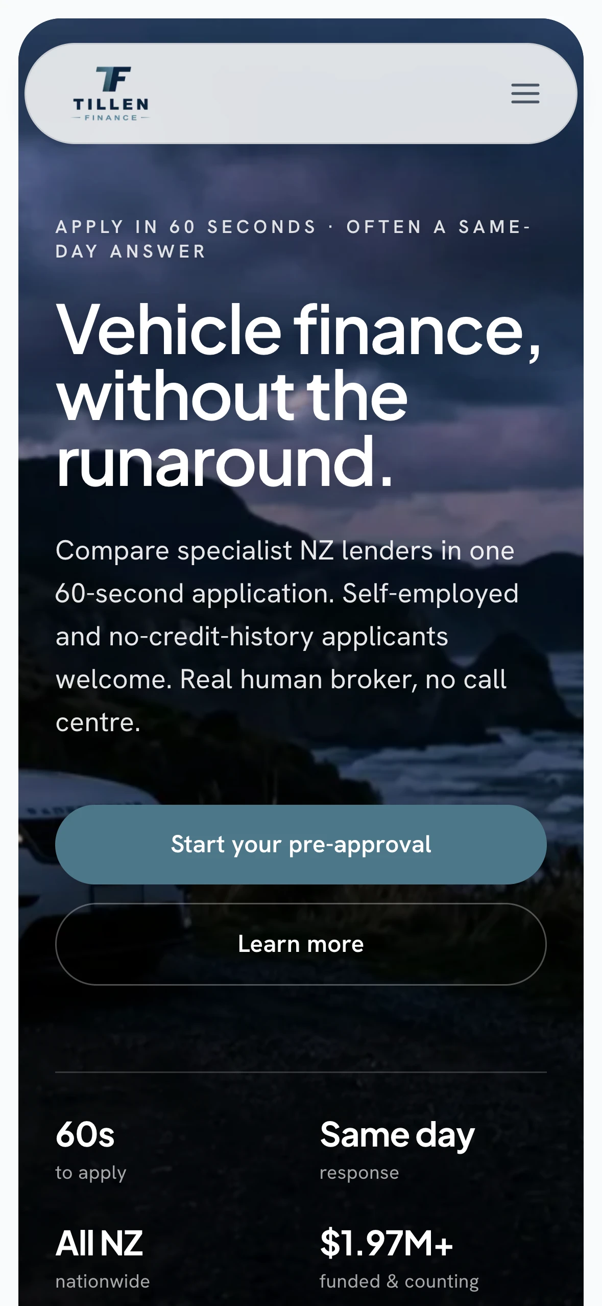Tillen Finance: instant estimates straight into the CRM mobile screenshot 2