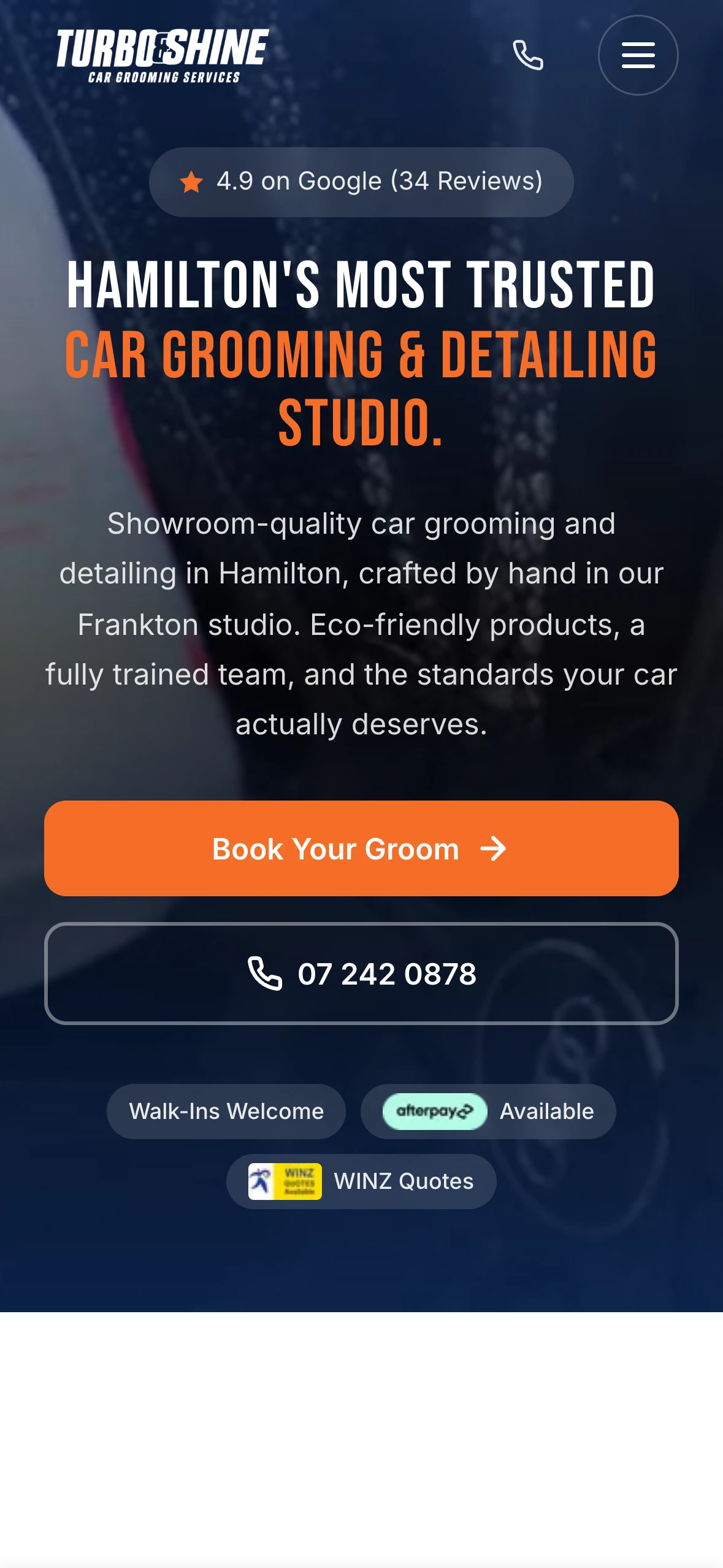 Turbo & Shine: pricing up front, every enquiry tracked mobile screenshot 2